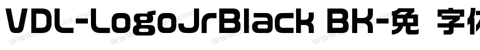 VDL-LogoJrBlack BK字体转换